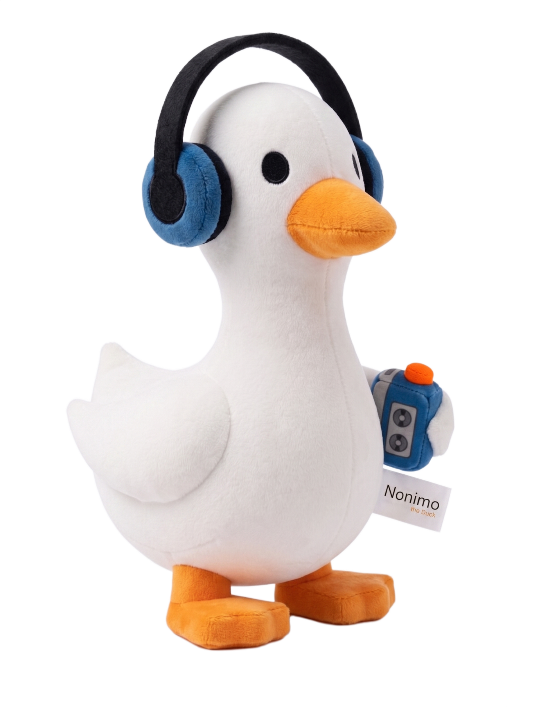 Nonimo plush with headphones